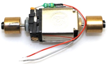 Motor w/ Resistors ( HO SD40-2 ) - Click Image to Close